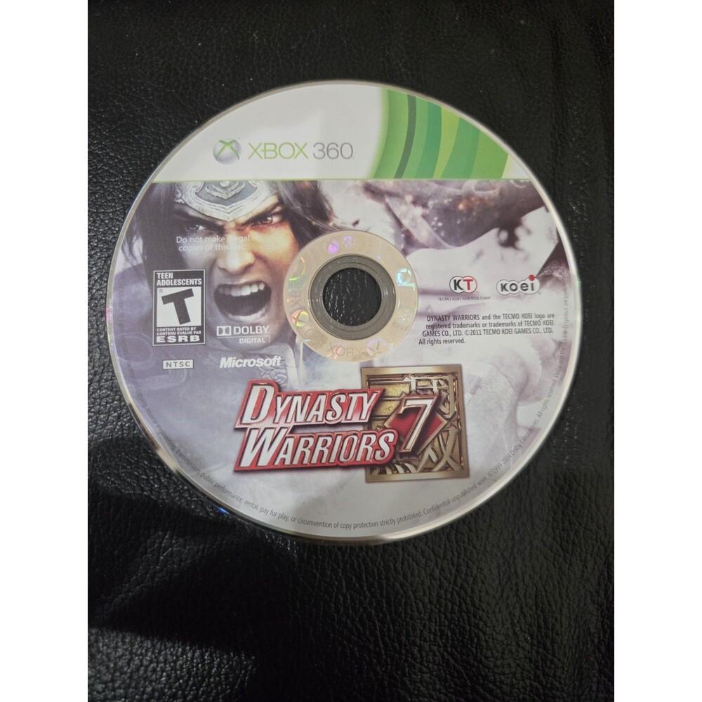 Dynasty Warriors 7 (Microsoft Xbox 360) Disc Only Tested And Works